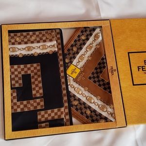 Authentic Fendi Handkerchiefs